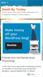 Mobile Screenshot of deathbytrolley.wordpress.com