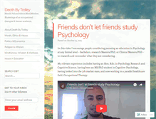 Tablet Screenshot of deathbytrolley.wordpress.com