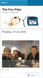 Mobile Screenshot of foxfiles.wordpress.com