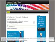 Tablet Screenshot of laurenspieters.wordpress.com