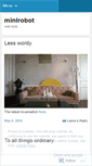 Mobile Screenshot of minirobot.wordpress.com