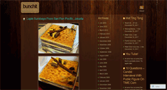 Desktop Screenshot of bunchit.wordpress.com