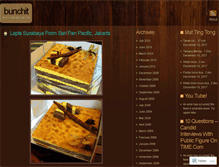 Tablet Screenshot of bunchit.wordpress.com