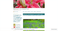 Desktop Screenshot of mahometcivicgardenclub.wordpress.com