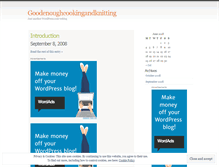 Tablet Screenshot of goodenoughcook.wordpress.com