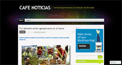 Desktop Screenshot of cafenoticiasrisaralda.wordpress.com