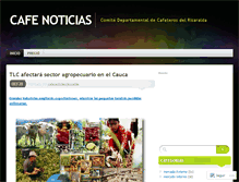 Tablet Screenshot of cafenoticiasrisaralda.wordpress.com