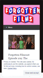 Mobile Screenshot of forgottenfilmcast.wordpress.com