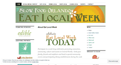 Desktop Screenshot of eatlocalweek.wordpress.com