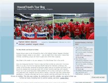 Tablet Screenshot of howzattravel.wordpress.com