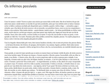 Tablet Screenshot of infernospossiveis.wordpress.com