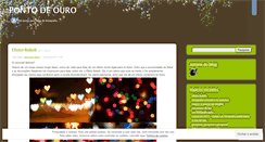 Desktop Screenshot of pontodeouro.wordpress.com