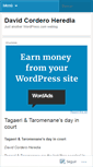 Mobile Screenshot of davidcorderoheredia.wordpress.com