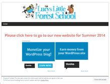 Tablet Screenshot of lucyslittleforestschool.wordpress.com