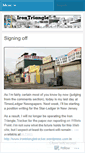 Mobile Screenshot of irontriangletracker.wordpress.com