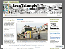 Tablet Screenshot of irontriangletracker.wordpress.com