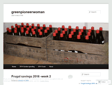 Tablet Screenshot of greenpioneerwoman.wordpress.com