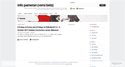 Desktop Screenshot of infopameran.wordpress.com