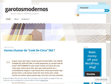 Tablet Screenshot of garotosmodernos.wordpress.com