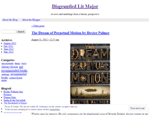 Tablet Screenshot of disgruntledlitmajor.wordpress.com