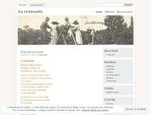 Tablet Screenshot of lacueillete.wordpress.com