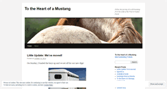 Desktop Screenshot of heartofamustang.wordpress.com