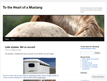 Tablet Screenshot of heartofamustang.wordpress.com