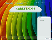 Tablet Screenshot of carlyemms.wordpress.com