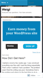 Mobile Screenshot of cweigl.wordpress.com