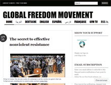 Tablet Screenshot of globalfree.wordpress.com