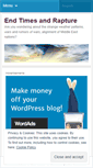 Mobile Screenshot of endtimesandrapture.wordpress.com
