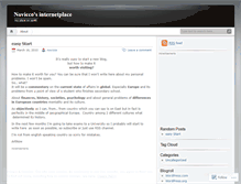 Tablet Screenshot of novicco.wordpress.com