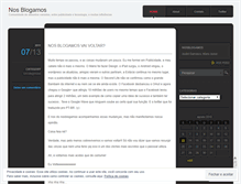 Tablet Screenshot of nosblogamos.wordpress.com