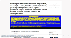 Desktop Screenshot of neuroleptiquecache.wordpress.com