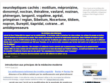 Tablet Screenshot of neuroleptiquecache.wordpress.com