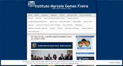 Desktop Screenshot of institutomarcelogomesfreire.wordpress.com