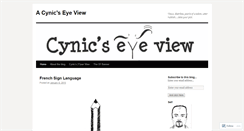 Desktop Screenshot of cynicseyeview.wordpress.com