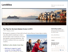 Tablet Screenshot of 2012cruises.wordpress.com