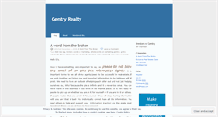 Desktop Screenshot of gentryrealty.wordpress.com