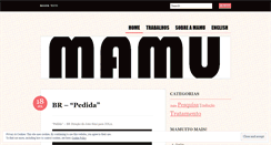 Desktop Screenshot of mamuitotexto.wordpress.com