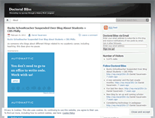 Tablet Screenshot of doctoralbliss.wordpress.com