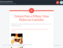 Tablet Screenshot of equilibristas.wordpress.com