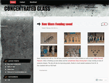 Tablet Screenshot of concentratedglass.wordpress.com