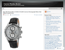 Tablet Screenshot of carrerawatchesreview.wordpress.com