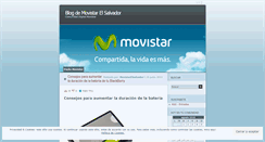 Desktop Screenshot of movistarelsalvador.wordpress.com
