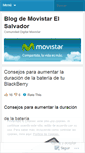 Mobile Screenshot of movistarelsalvador.wordpress.com