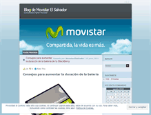 Tablet Screenshot of movistarelsalvador.wordpress.com