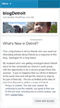 Mobile Screenshot of blogdetroit.wordpress.com