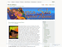 Tablet Screenshot of nuncasola.wordpress.com