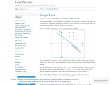 Tablet Screenshot of learnscreen.wordpress.com